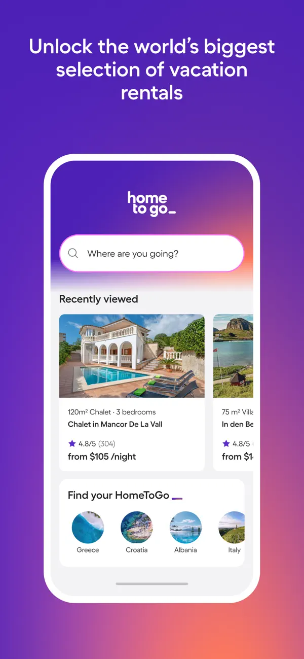 Vacation Rentals - HomeToGo screenshot 6