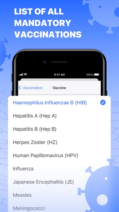 Vaccine & Immunization Record screenshot 1