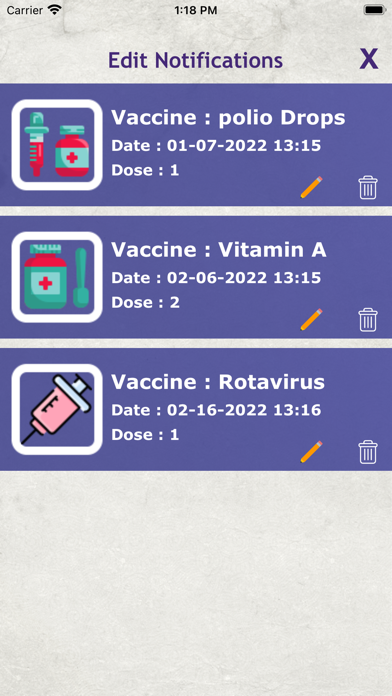Vaccine Notification Reminders screenshot 6