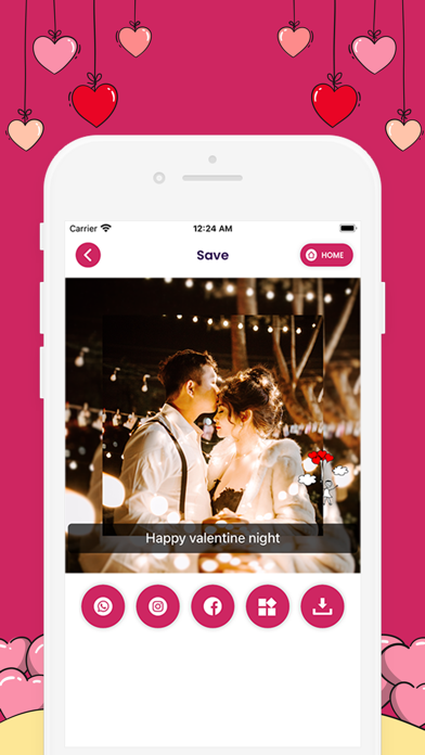 Valentine Day Love Photo Frame screenshot 1