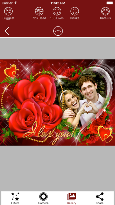 Valentines Day Photo Frames - Lovers Couple Family screenshot 3