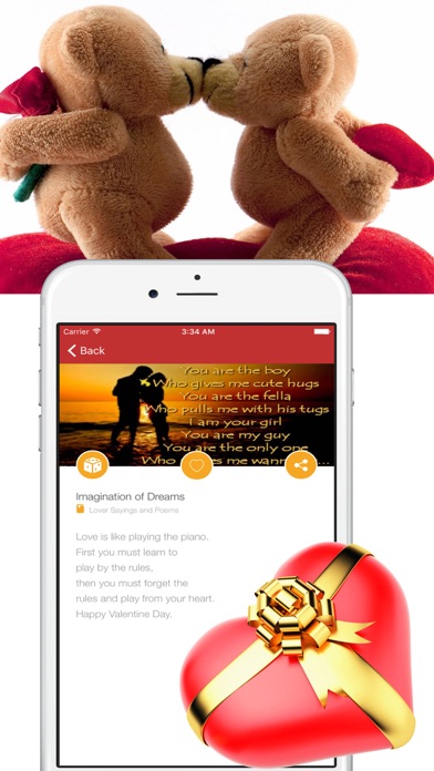 Valentine's Day Romantic Love Quotes Wishes Poems screenshot 1