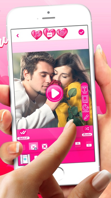 Valentine's Day SlideShow - Love Video Editor screenshot 4