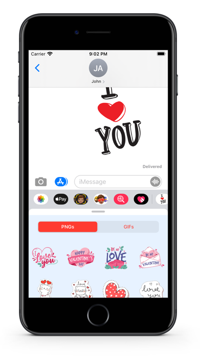 Valentines GIF Stickers screenshot 3