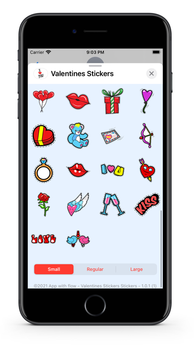Valentines GIF Stickers screenshot 1