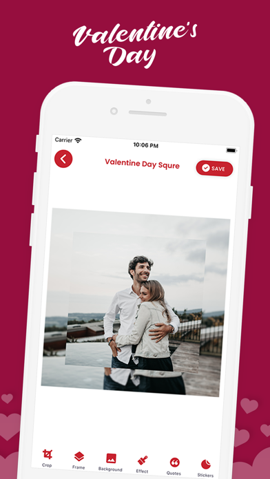 Valentine's Squre photo frame screenshot 5