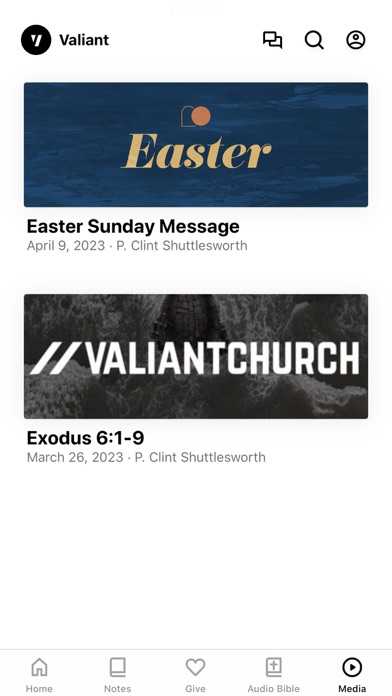 Valiant Church App screenshot 1