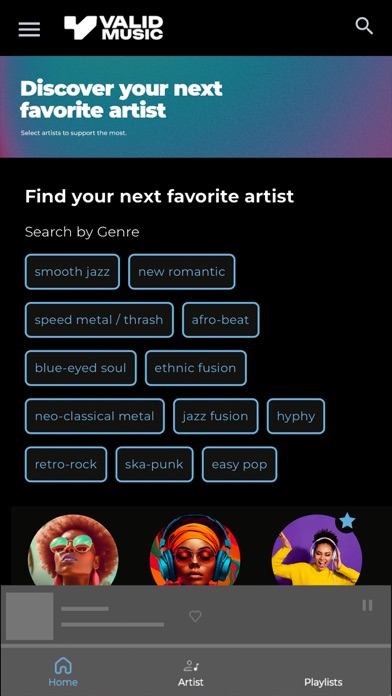 Valid Music screenshot 3