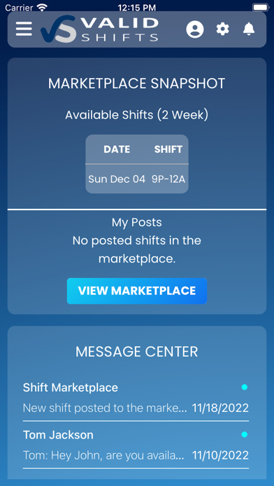 Valid Shifts screenshot 1