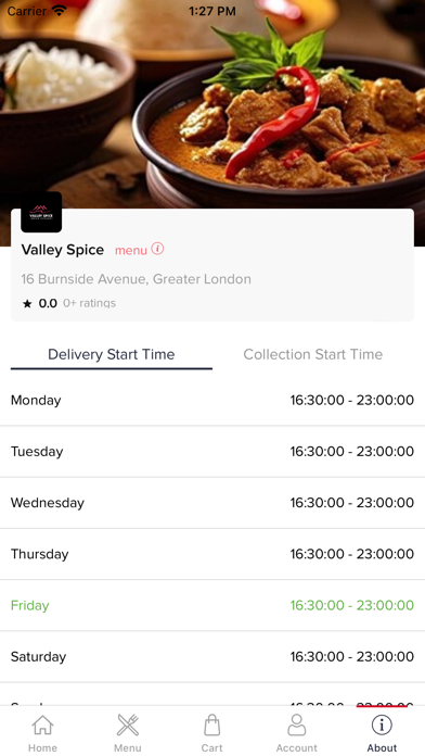 Valley Spice Online screenshot 1