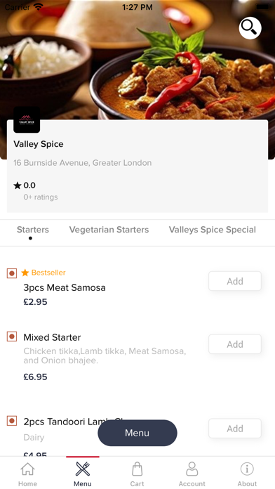 Valley Spice Online screenshot 2