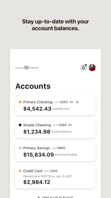 Valley Strong Mobile Banking screenshot 3