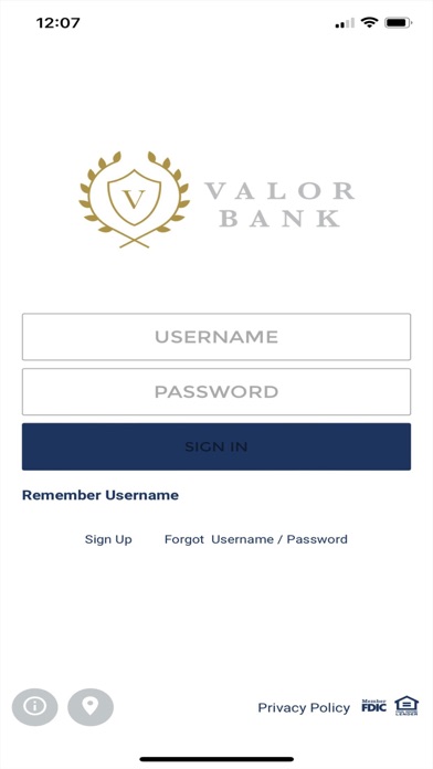 Valor Bank Mobile screenshot 4