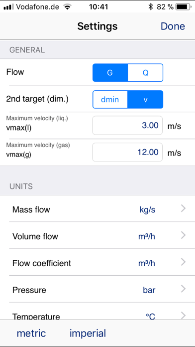 valveMate screenshot 2