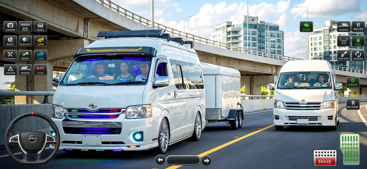 Van Driving Simulator Games 3D screenshot 1