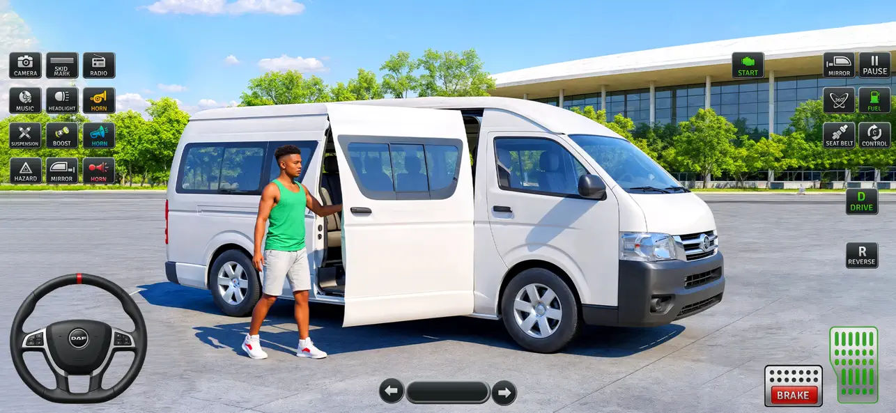 Van Driving Simulator Games 3D screenshot 3
