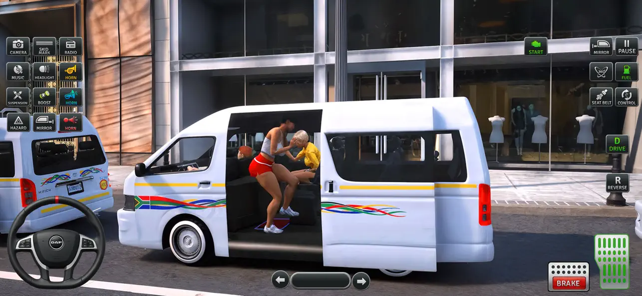 Van Driving Simulator Games 3D screenshot 2