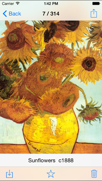Van Gogh 314 Paintings HD Ad-free - Famous paintings of Van Gogh screenshot 4