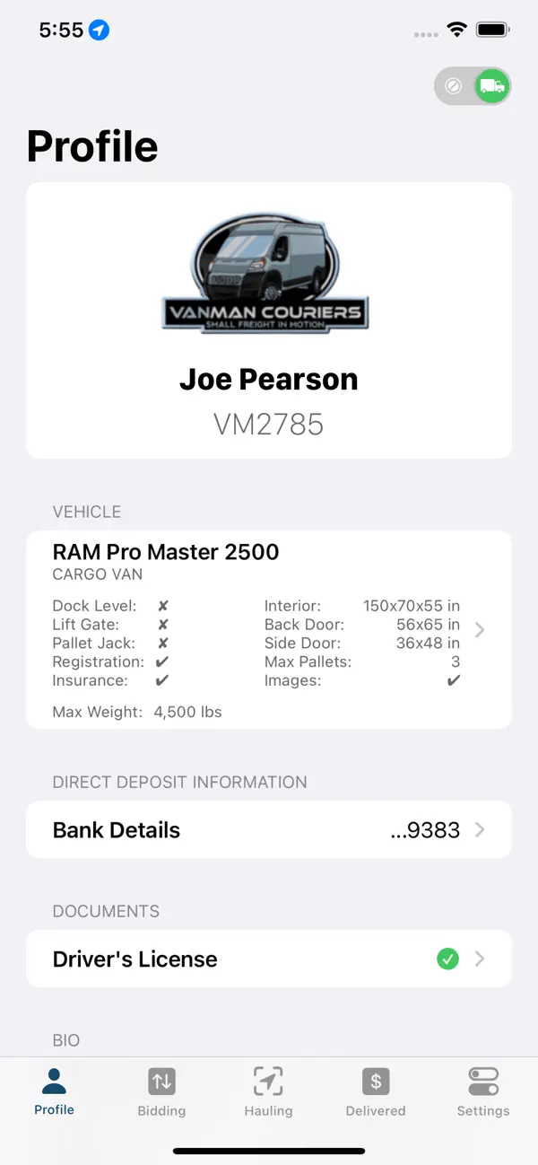Van Man Couriers screenshot 5