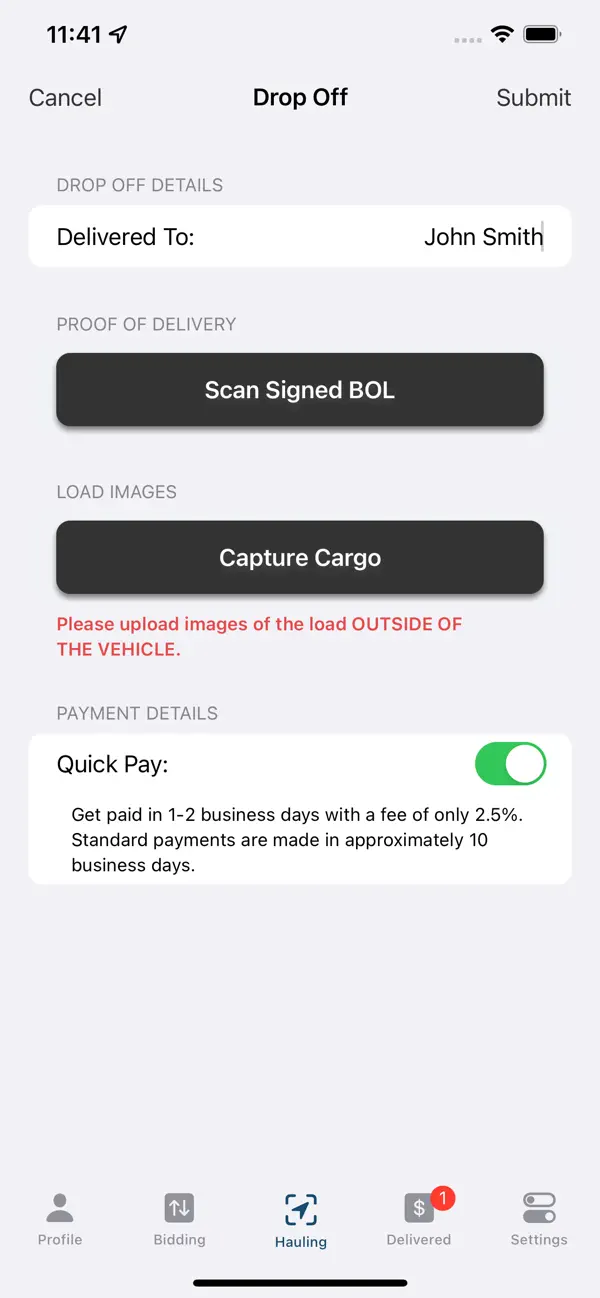 Van Man Couriers screenshot 2