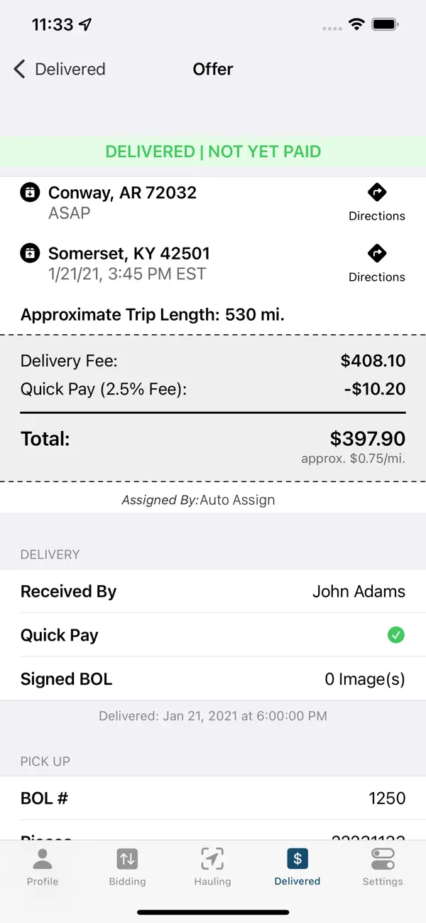 Van Man Couriers screenshot 1