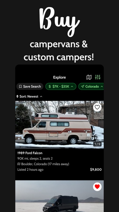 Vancamper: Buy a camper van screenshot 7
