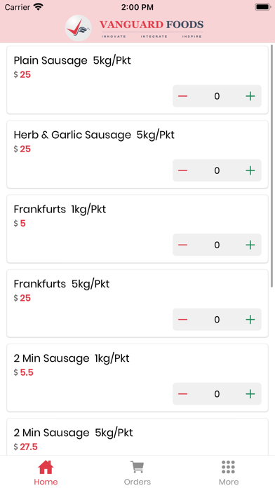 Vanguard foods screenshot 4