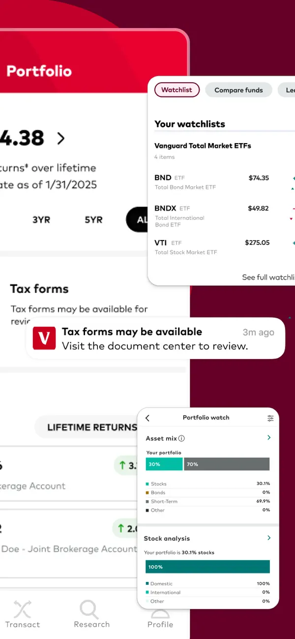 Vanguard: Save, Invest, Retire screenshot 4