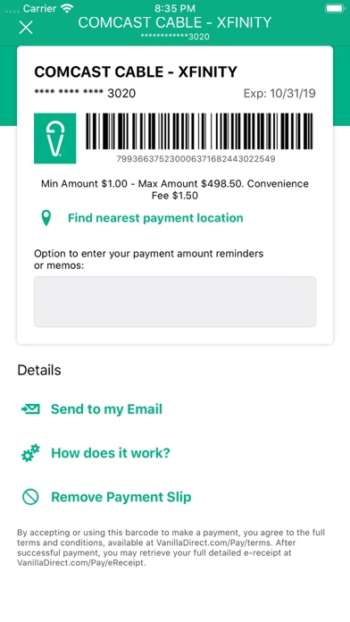 VanillaDirect Pay screenshot 3