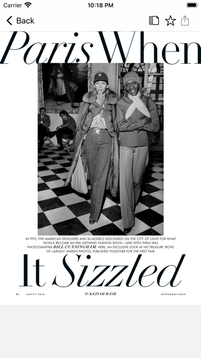 Vanity Fair Digital Edition screenshot 2