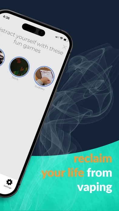 Vape Quitting Tracker – Quit! screenshot 1