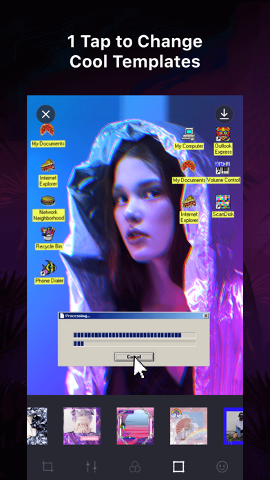 VaporCam－Retro Filter Camera screenshot 2