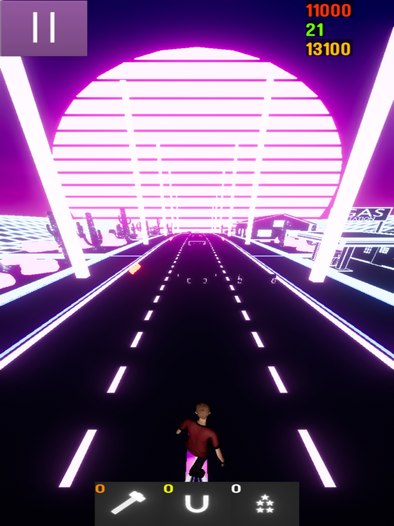 Vaporwave Skateboarding screenshot 2