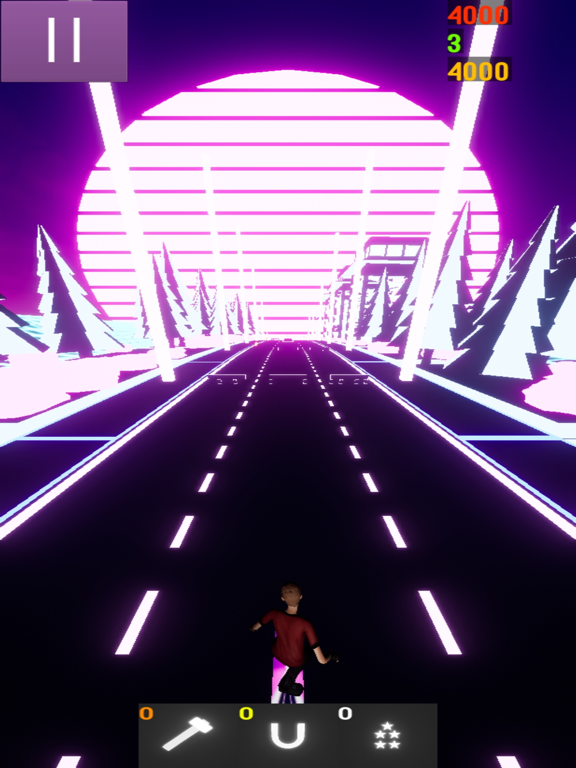 Vaporwave Skateboarding screenshot 1