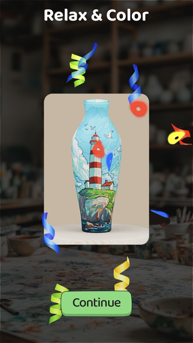 Vase 3D – Color by Number screenshot 1