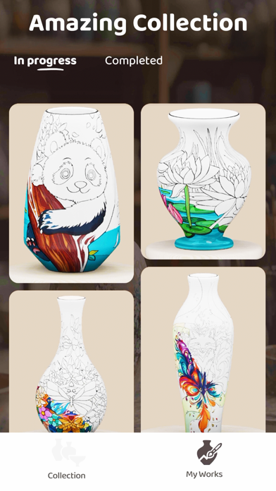 Vase 3D – Color by Number screenshot 2