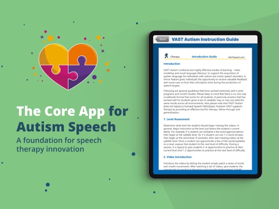 VAST: Autism and Apraxia - CAS screenshot 1