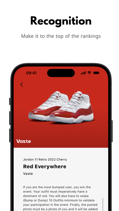 Vaste. Fashion heads' app screenshot 1