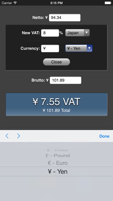 VAT Calculator screenshot 2