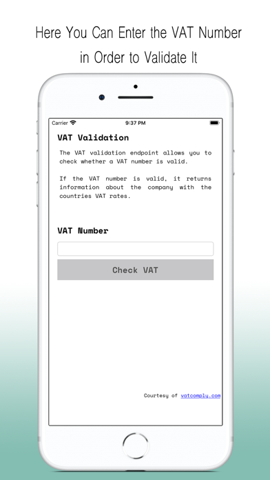 VAT Value Added Tax Validation screenshot 2