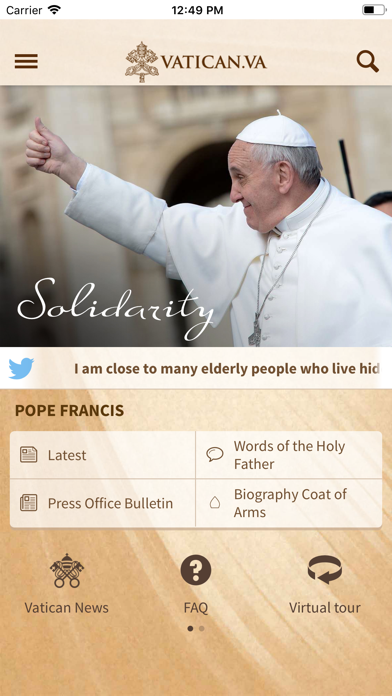 Vatican.va screenshot 2