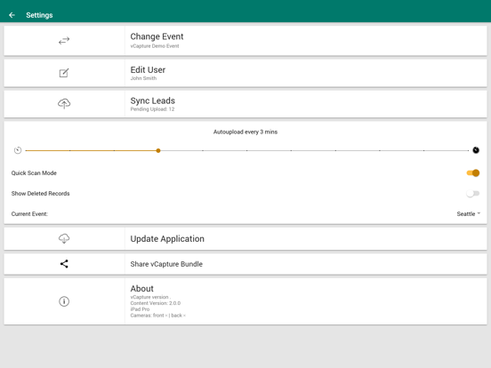 vCapture screenshot 2