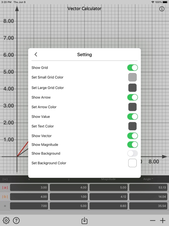 Vector Calculator Plus screenshot 8
