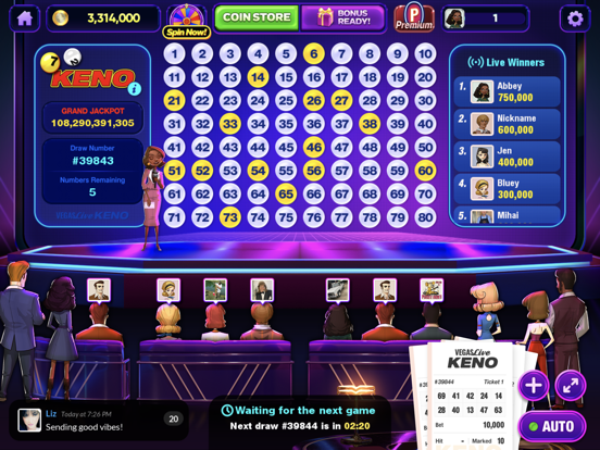 Vegas Keno: Lottery Draws screenshot 2