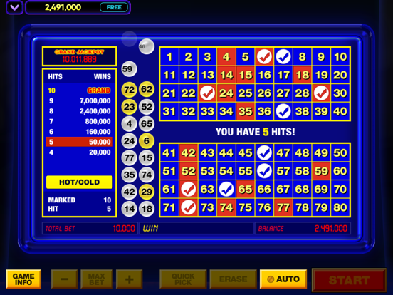 Vegas Keno: Lottery Draws screenshot 8
