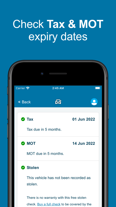 Vehicle Check - Car Tax Check screenshot 4