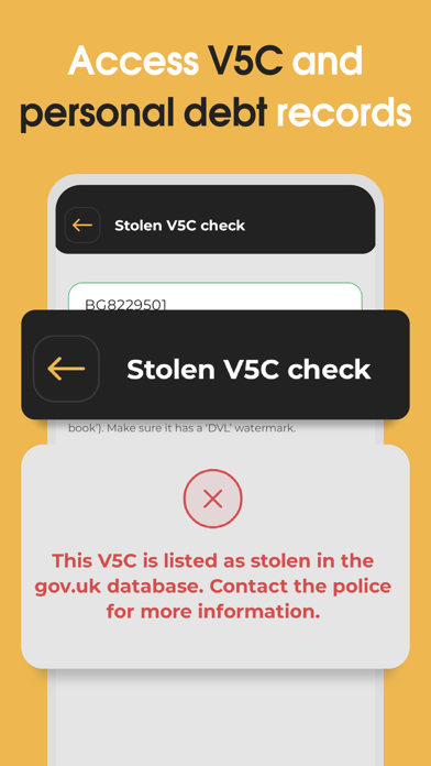 Vehicle History, Car Check－UK screenshot 1