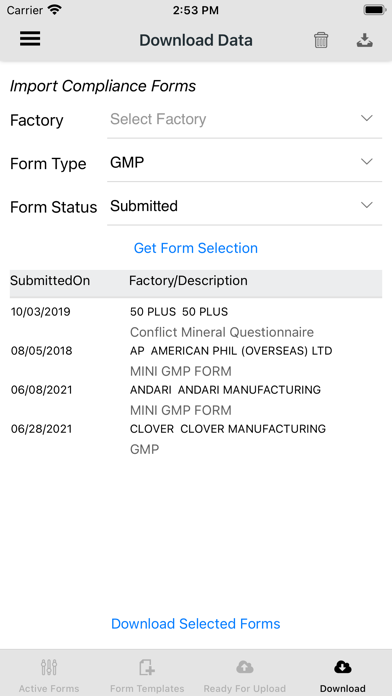 Vendor Compliance screenshot 1