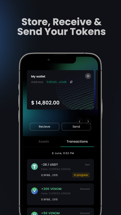 Venom Blockchain Wallet screenshot 2