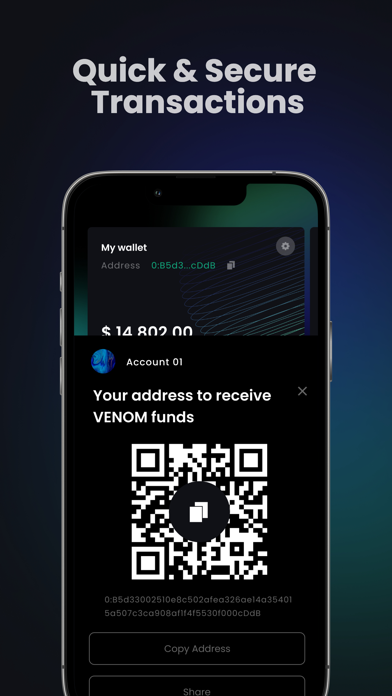 Venom Blockchain Wallet screenshot 1